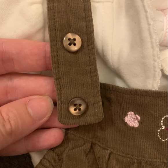 First Moments Layette Baby Girl Overall Set. Infant 3-6 month. - Picture 8 of 8